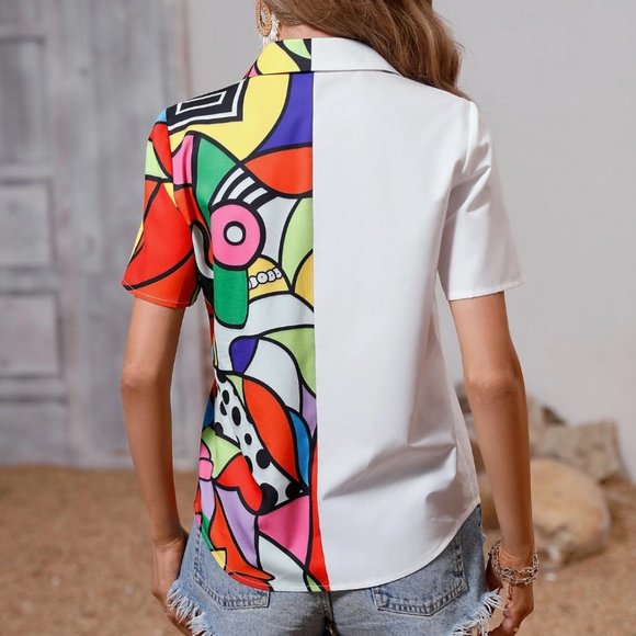 Stylish Front button top - Picture 2 of 2